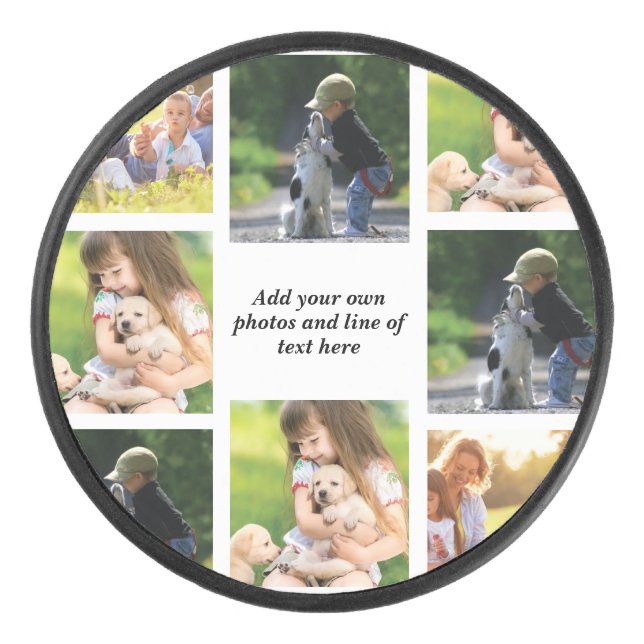 Palet De Hockey Make your own photo collage and text  (Devant)