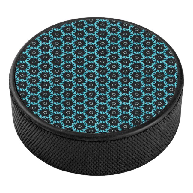 Palet De Hockey Mandala bleu électrique (3/4/2016 12:00:00 AM)