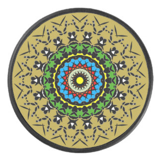 Palet De Hockey Mandala floral sans couture