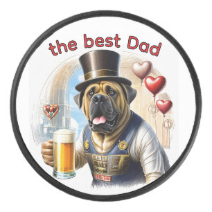Palet De Hockey Mastiff Dogue anglais meilleur Papa fête des pères