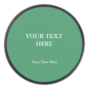 Palet De Hockey Mer Vert Plaine Élégant Moderne Minimaliste