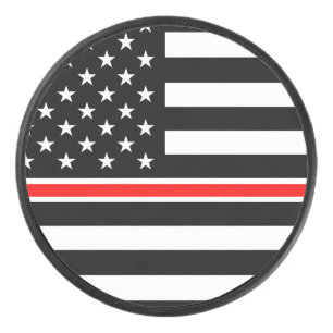 Palet De Hockey Mince Red Line Drapeau : Mémorial du héros des pom