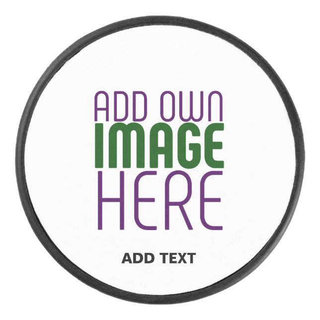 PALET DE HOCKEY MODÈLE DE TEXTE D'IMAGE BLANCHE SIMPLE MODERNE (Devant)