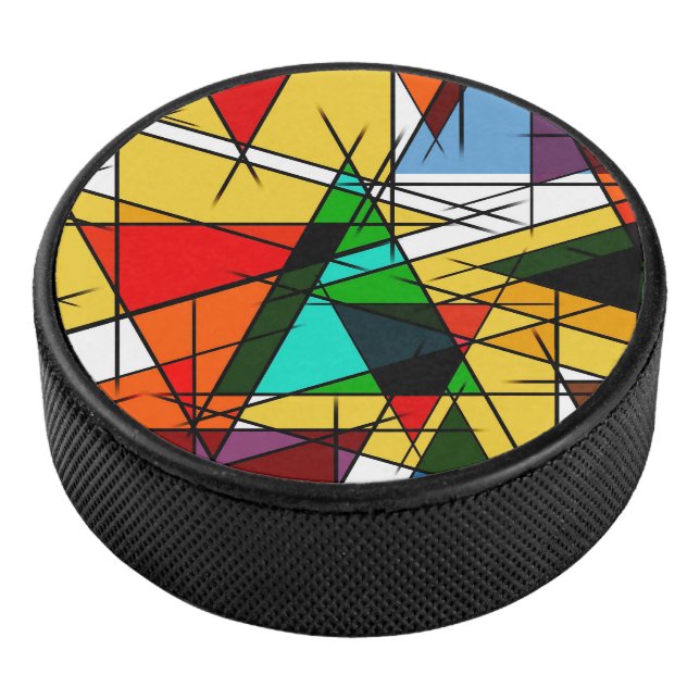Palet De Hockey Modern Triangle Colorful Geometric  (3/4/2016 12:00:00 AM)