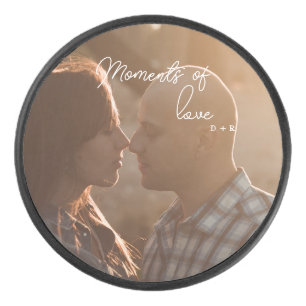 Palet De Hockey Moments d'amour, couple amoureux