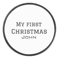 Mon premier Noël ajouter nom masculin hommes texte
