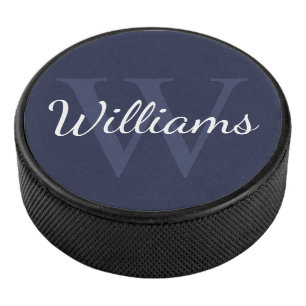 Palet De Hockey Monogramme et nom personnalisés