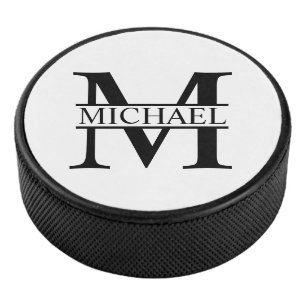 Palet De Hockey Monogramme et nom personnalisés