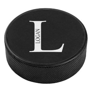 Palet De Hockey Monogramme et nom personnalisés