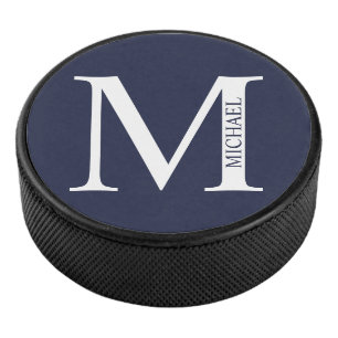 Palet De Hockey Monogramme et nom personnalisés