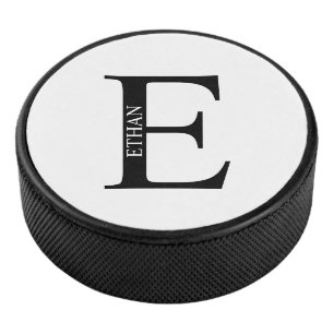 Palet De Hockey Monogramme et nom personnalisés