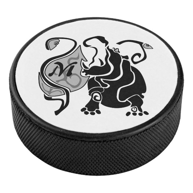 Palet De Hockey Monogramme Hippo en colère (3/4/2016 12:00:00 AM)