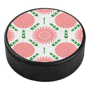 Palet De Hockey motif à fleurs roses