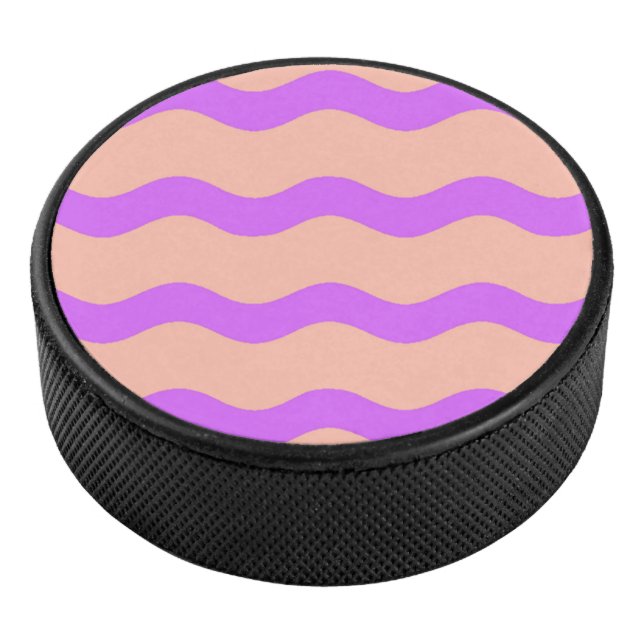 Palet De Hockey Motif des vagues rose et violet (3/4/2016 12:00:00 AM)