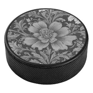Palet De Hockey Motif floral monochrome vintage