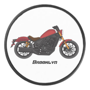 Palet De Hockey moto de style croiseur cool