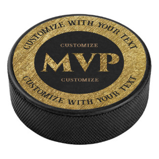 Palet De Hockey MVP Gold personnalisé