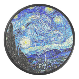Palet De Hockey Night Starry Night