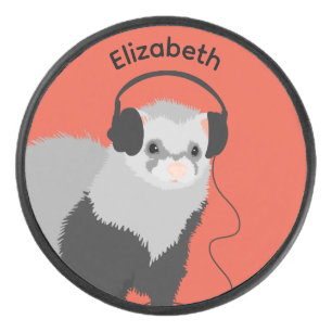 Palet De Hockey Nom du furet de l'amoureux de la musique