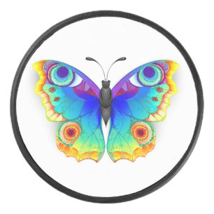 Palet De Hockey Oeil de paon arc-en-ciel