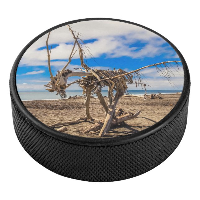 Palet De Hockey Oeuvres d'art sur Hokitika Beach, Nouvelle-Zélande (3/4/2016 12:00:00 AM)