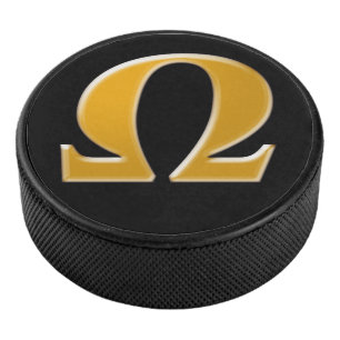 Palet De Hockey Oméga grecque d'or - Symbole de la résistance