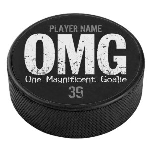 Palet De Hockey OMG : Un gardien de but magnifique (hockey) Person