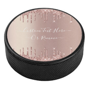 Palet De Hockey Parties scintillant rose or Blush Drivers Texte Ho