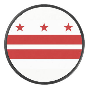 Palet De Hockey Patriotique hockeyeur avec drapeau de Washington D