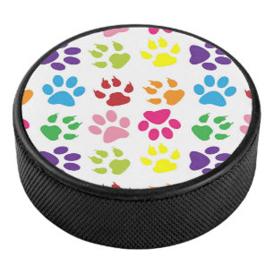 Palet De Hockey Paws Colorés, Paws Chiens, Paws Chat