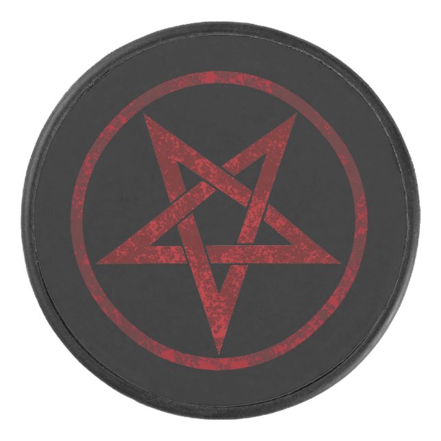 Palet De Hockey Pentagram Red Devil (Devant)