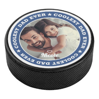 Palet De Hockey Photo personnalisée moderne de papa
