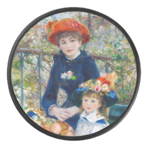 Palet De Hockey Pierre-Auguste Renoir - Deux sœurs sur la terrasse