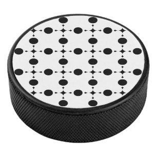 Palet De Hockey Pois noirs, Motif à points Polka, points, pointill