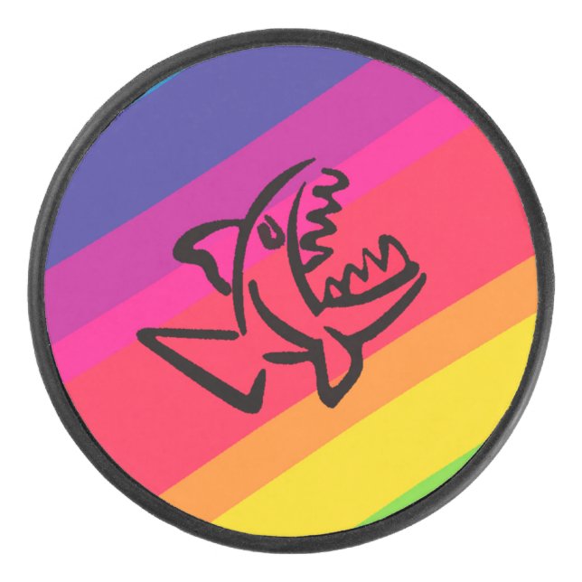 Palet De Hockey Poisson arc-en-ciel (Devant)
