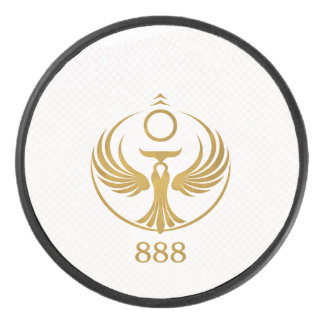 Palet De Hockey Porte-clés Gold Phoenix 888 | Sigil Symbole Spirit