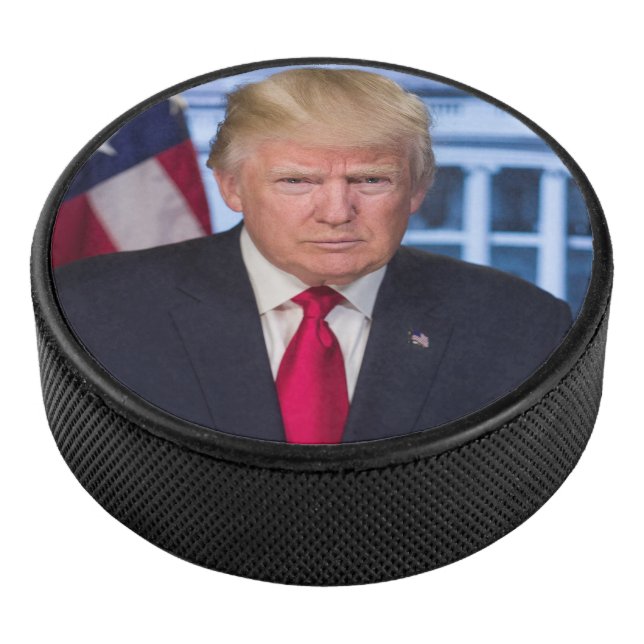 Palet De Hockey Portrait officiel de Donald Trump (3/4/2016 12:00:00 AM)