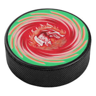 Palet De Hockey Poupée de hockey vert Wild Wolf