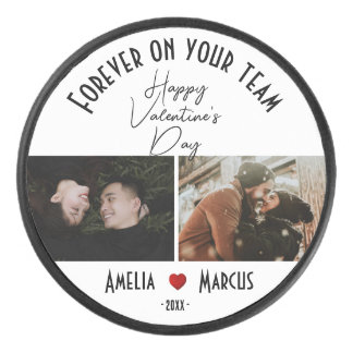 Palet De Hockey Pour toujours dans votre équipe Saint Valentin 2 P