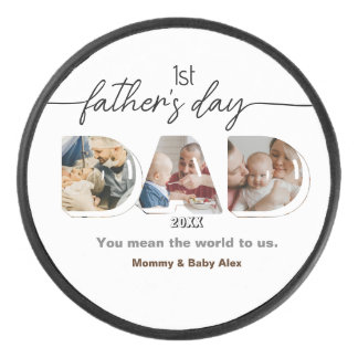 Palet De Hockey Première Fête des pères 3 Photos Collage