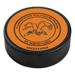 Palet De Hockey Prison des politiciens de l'Illinois