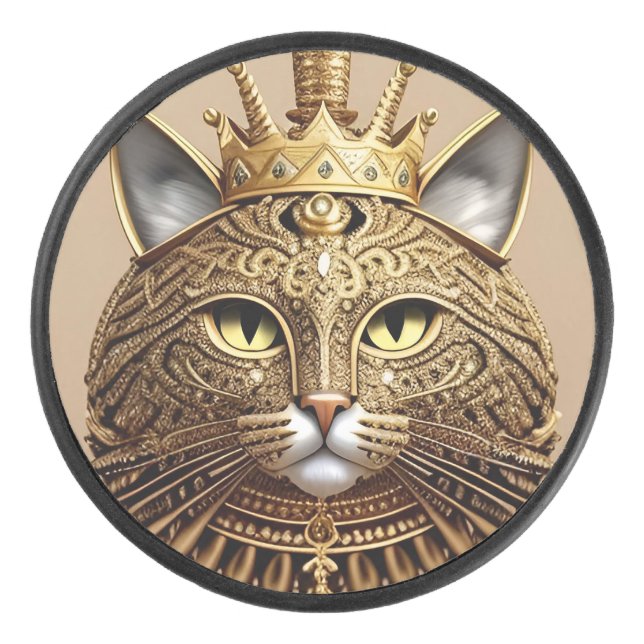Palet De Hockey Profil de chat royal (Devant)