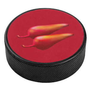 Palet De Hockey Red Chili Peppers roux de hockey