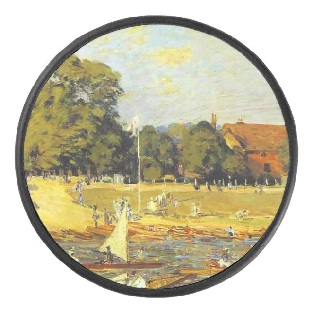 Palet De Hockey Regatta at Hampton Court Alfred Sisley Poster (Devant)