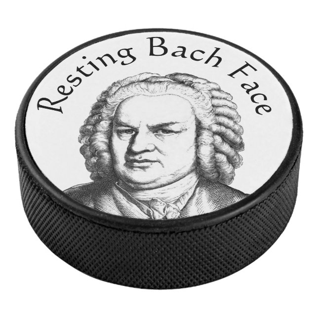 Palet De Hockey Repose Bach Face Compositeur de musique classique (3/4/2016 12:00:00 AM)