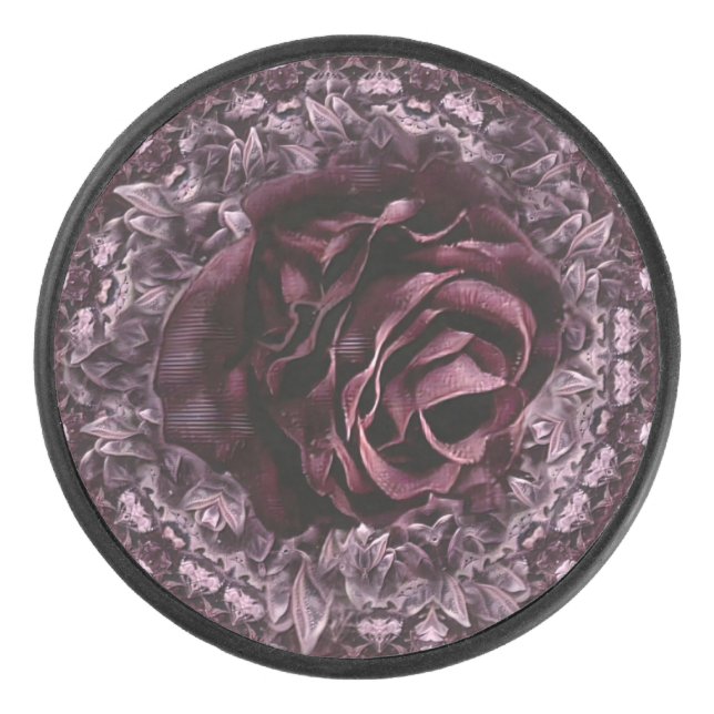 Palet De Hockey Rose Mandala (Devant)