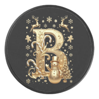 Palet De Hockey Royal Gold B Luxury Snowman Official Hockey Puck