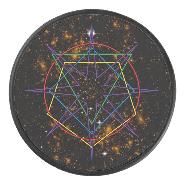Palet De Hockey Sacred Geometry Sigil (Devant)