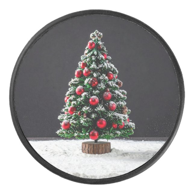 Palet De Hockey sapin de Noël (Devant)