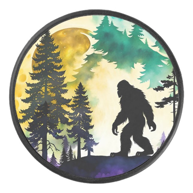 Palet De Hockey Sasquatch pleine lune (Devant)